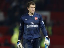 Foto de Jens Lehmann cuando defendía la portería del Arsenal. AP  /