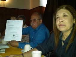 Los maestros de la UPN Miguel Ángel Pérez y María Guadalupe Barragán. R. ZAPATA  /