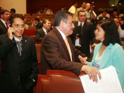 La diputada del PRI, Rocío Corona, pidió a los legisladores pensar en el beneficio de los ciudadanos. ARCHIVO  /