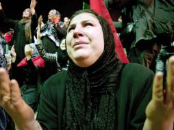 Libios celebran la decisión de la ONU de dar luz verde al uso de la fuerza para detener la violencia. EFE  /