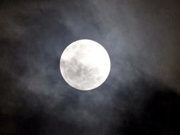 Mañana la luna se verá más grande y en octubre aparecerá un 12.3 por ciento más pequeña. EFE  /