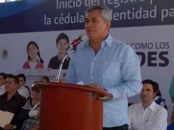 Mario Anguiano, gobernador de Colima. ARCHIVO  /