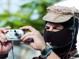 Subcomandante Marcos, líder de la guerrilla zapatista. ARCHIVO  /