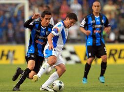 Gabriel Pereyra del Puebla, en el entrentamiento contra Querétaro. MEXSPORT  /