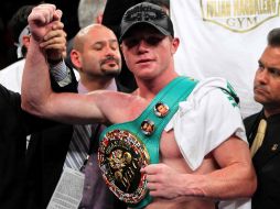 Álvarez se mostró agradecido por el apoyo que siempre le ha brindado el público. MEXSPORT  /