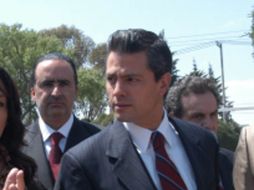 Enrique Peña Nieto dice que su gobierno no se meterá en los asuntos electorales que vive su entidad. NTX  /