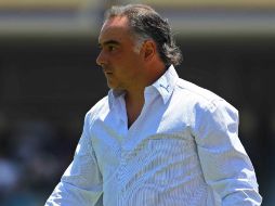 Guillermo Vázquez, entrenador de Pumas, al término del encuentro ante Pachuca. MEXSPORT  /