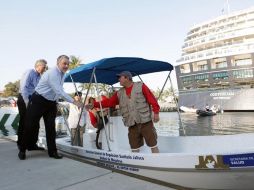 Emilio González se encuentra dentro de una gira de trabajo por Puerto Vallarta. ESPECIAL  /