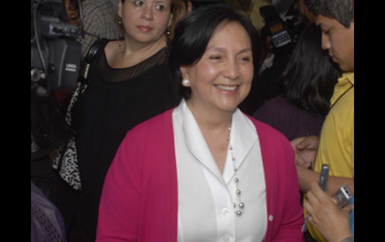 La ex gobernadora de Zacatecas,  Amalia García. ARCHIVO  /