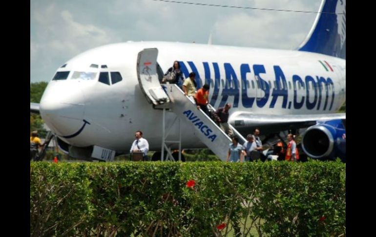Aviacsa cayó en concurso mercantil en 2009. ARCHIVO  /
