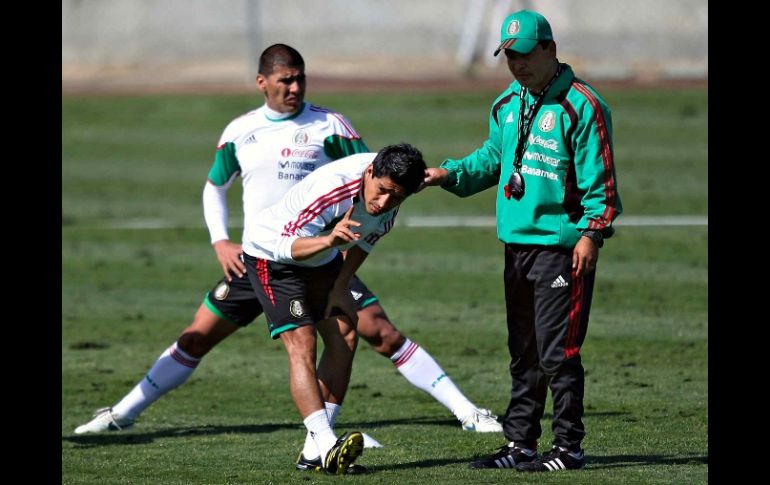Ricardo Osorio entrenando con la Selección mexicana. MEXSPORT  /