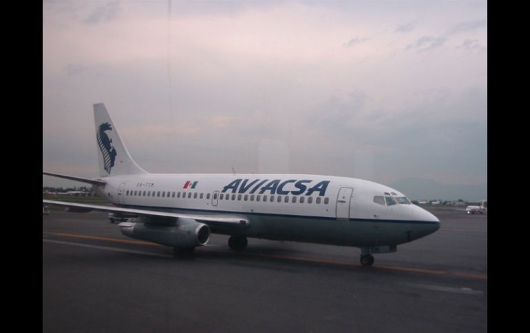 El pasado 24 de enero, Aviacsa salió del concurso mercantil en el que estuvo inmersa desde el 9 de julio de 2009. ESPECIAL  /