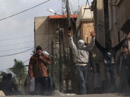 Imagen de la manifestación a la oposición al regimen del gobierno de Siria. AFP  /