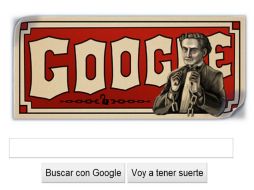 El 'doodle' imita el diseño de un cartél publicitario de los años veinte.  ESPECIAL  /