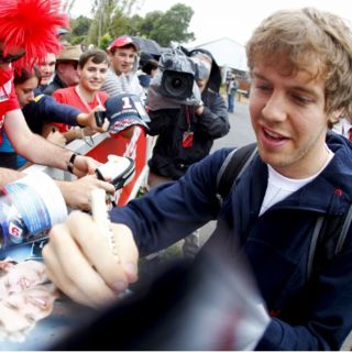 Vettel, feliz de estar en Australia