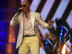 El cantante Pitbull es candidato a siete premios Billboard de la Música Latina. EFE  /