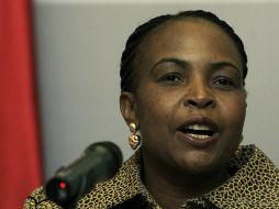 Nkoana-Mashabane asumirá el cargo de nueva presidenta de la Conferencia de las Partes de la ONU sobre Cambio Climático. NTX  /