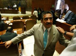 Roberto Marrufo recalca que el crédito solicitado por Emilio González no es para beneficiar a municipios gobernados por PRI. E. BARRERA  /