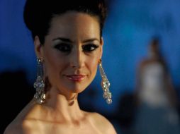 González participó este miércoles en la pasarela de una reconocida casa española de vestidos de novia. NTX  /