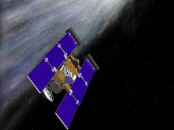 Se muestra la nave espacial en un encuentro con el brillante halo de polvo y gas que rodea a un cometa. AP  /