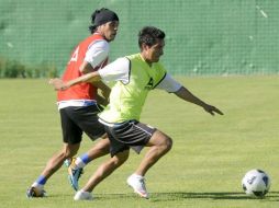 Los jugadores del Querétaro se preparan a pesar de la pausa del torneo por la fecha FIFA. NOTIMEX  /