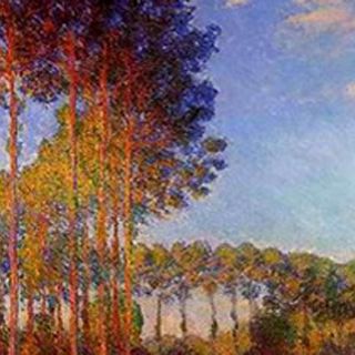 A la venta la pintura de la serie “Los Álamos” de Monet