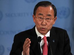 El secretario general de la ONU, Ban Ki-moon, instó a reforzar el sistema internacional de seguridad nuclear. AFP  /