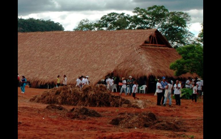 Sitio sagrado en Paraguay en donde se acoge el el acto del vigésimo aniversario del Mercosur. EFE  /