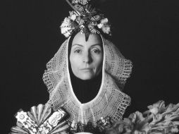 Una de las imágenes que integran la muestra fotográfica Monjas coronadas, de Elizabet Beristain. S. NÚÑEZ  /