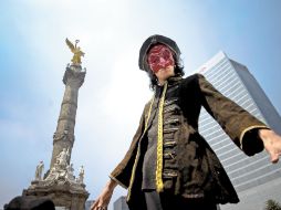 Los actores protestan para evitar recortes presupuestales dedicados a la cultura. EL UNIVERSAL  /