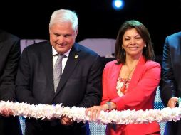 Este año la presidenta de Costa Rica, Laura Chinchilla, inauguró la edición 2011 de la Feria Comercial Expocomer. EFE  /