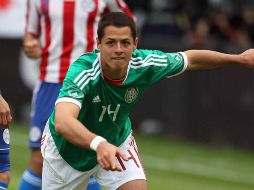 Javier Hernández está contento con el inicio de la etapa de José Manuel de la Torre al frente de la Selección. MEXSPORT  /