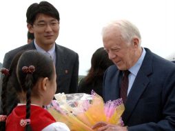 Jimmy Carter llega mañana a La Habana, en donde estará tres días. AFP  /