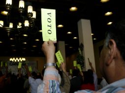 El método de elección se aprobó con 83 votos, de un total de 113 consejeros. M. FREYRIA  /