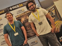 Los realizadores Juan Antonio Díaz y Marcel Raquin esperan regresar en dos años al festival con un nuevo proyecto. S. NÚÑEZ  /