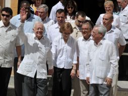 El expresidente demócrata inició el pasado lunes una visita de tres días a Cuba con una intensa agenda. AFP  /