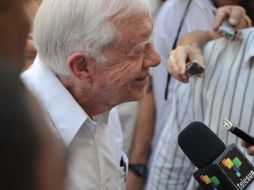 El ex mandatario estadounidense James Carter. AFP  /