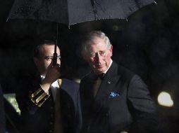 El príncipe de Gales, Carlos de Inglaterra, se reunió con una delegación de empresarios españoles. EFE  /