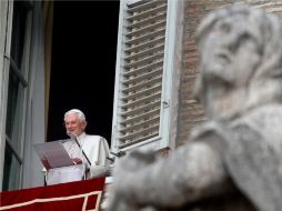El papa Benedicto XVI, en la plaza de San Pedro del Vaticano. EFE  /