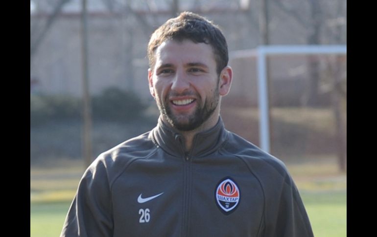 El rumano Razvan Rat, durante el entrenamiento del Shakhtar Donetsk. Foto especial tomada de la web oficial del equipo  /