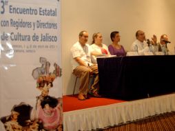 Con la presencia de funcionarios estatales arrancó la primera jornada de trabajo del encuentro cultural. ESPECIAL  /