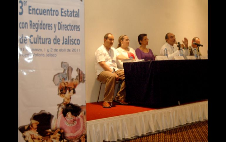 Con la presencia de funcionarios estatales arrancó la primera jornada de trabajo del encuentro cultural. ESPECIAL  /