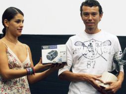 César Arco Miranda, orgulloso tras haber ganado el primer lugar en la ceremonia de Tapalpa.Explota. A. CAMACHO  /