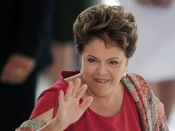 La primera presidenta de Brasil tiene una tasa de aprobación del 73 por ciento. AFP  /