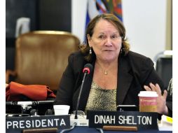 Dinah Shelton, presidenta de la CIDH. EFE  /