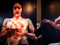 La artista espera poder llevar esta muestra a México pronto. AFP  /