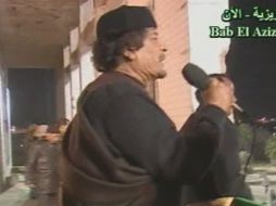 La última aparición en público de Gadhafi se había presentado semanas atrás. ARCHIVO  /