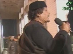La última aparición en público de Gadhafi se presentó hace varias semanas. ARCHIVO  /
