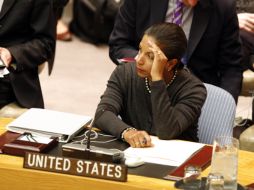 La embajadora estadounidense ante la ONU, Susan Rice. AP  /