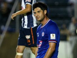 El defensor celeste, Horacio Cervantes, triste tras la eliminación. MEXSPORT  /